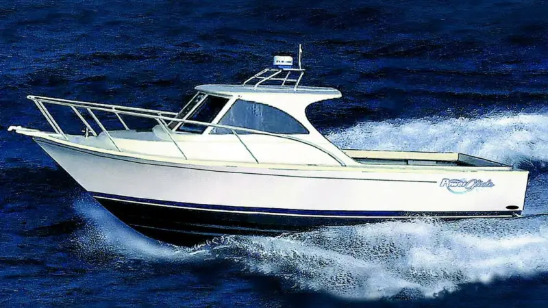 A computer generated image gives a tasty hint of the Powerglide 30, which will be brand new at seawork2004.