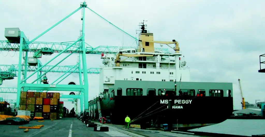 The MSC Peggy enjoys upgraded facilities at Marine Terminals in Dublin Port.