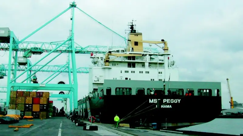 The MSC Peggy enjoys upgraded facilities at Marine Terminals in Dublin Port.
