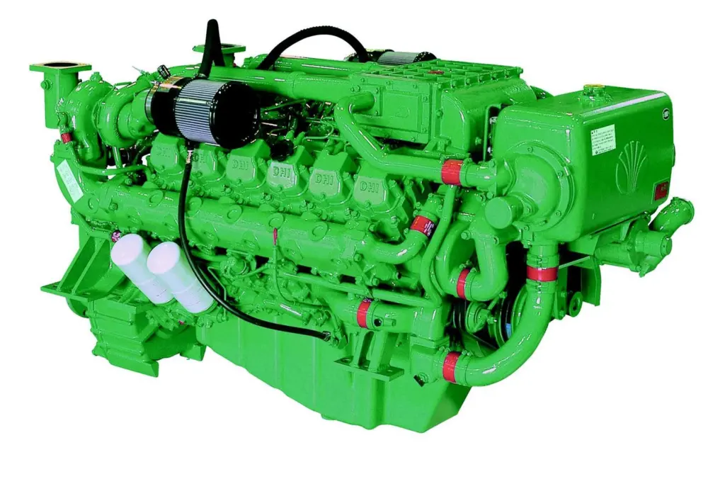WaterMota will have one of these Daewoo V222TIH engines for sale on their stand at seawork2004