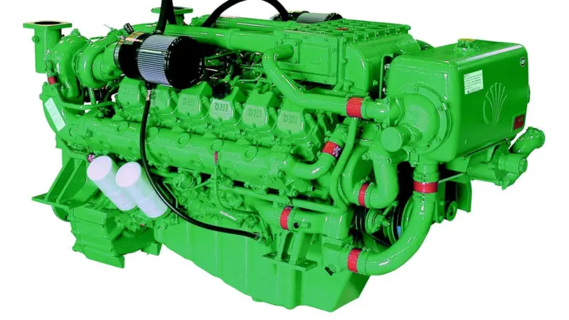 WaterMota will have one of these Daewoo V222TIH engines for sale on their stand at seawork2004