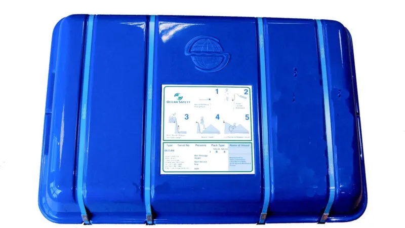 The SOLAS Slimpack Liferaft takes up the minimum possible space without compromising safety