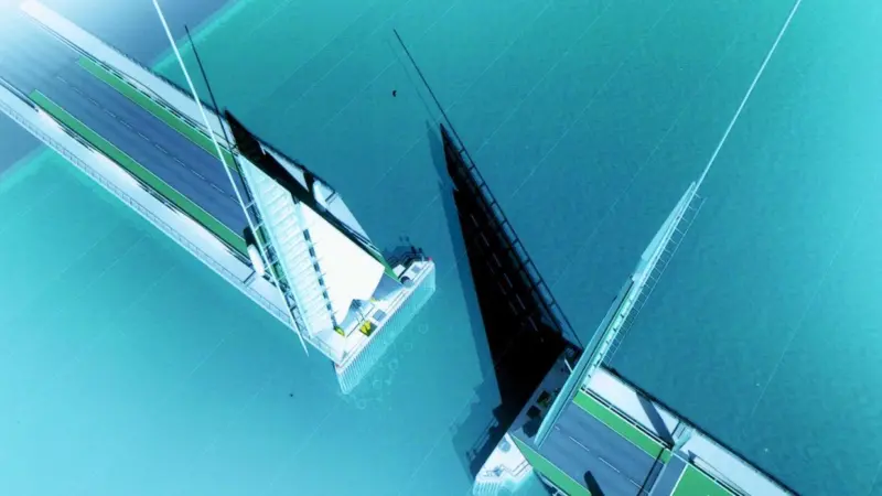 The Twin Sails Bridge proposed for Poole UK.