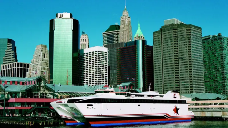 The Spirit of Ontario will reduce travel time between Rochester USA and Toronto, Canada by over 50 per cent. .