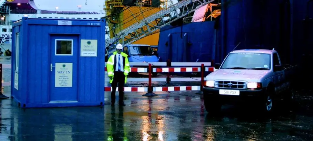 Seletars Ship Wardens handle quayside security issue while the crew concentrates on the ships business.