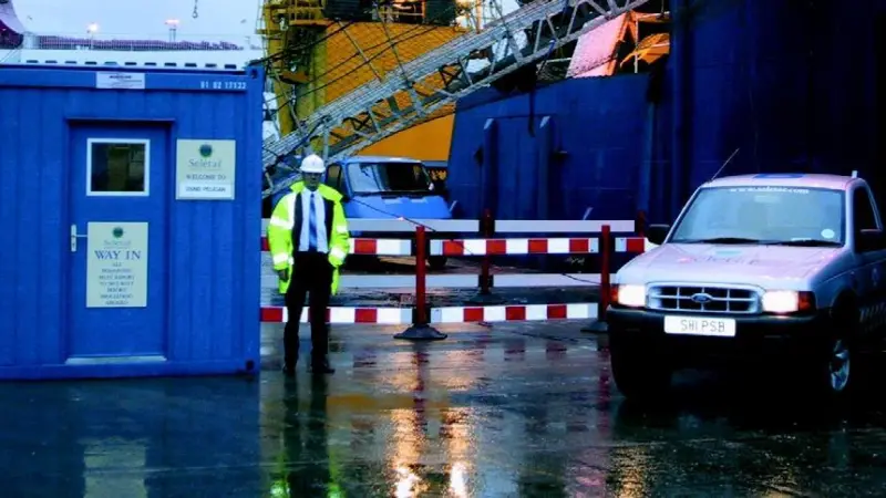 Seletars Ship Wardens handle quayside security issue while the crew concentrates on the ships business.