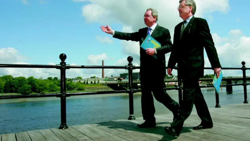 Brian Byrne and Chairman Kieran MacSweeney at the launch