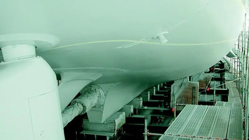 Ecospeed is applied to the Aster in Zeebrugge.