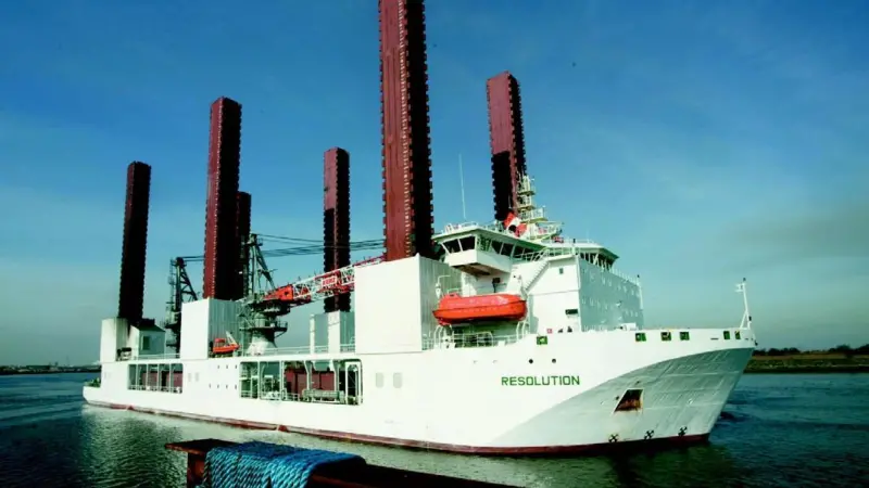Resolution is seen in preparation for its first full contract installing subsea foundations for the Kentish Flats wind farm in the Thames Estuary.