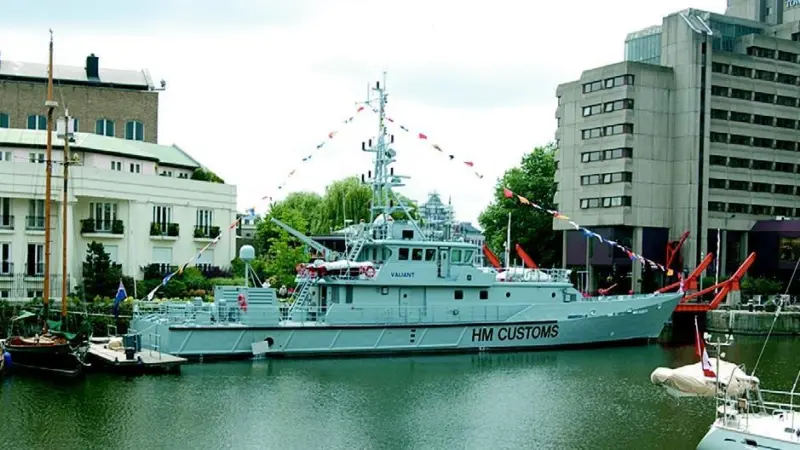 HM Customs new cutter, HMCC Valiant.