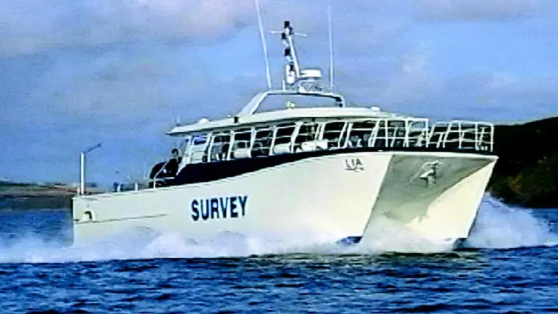 Ali-itmarines 14.5m catamaran for Osiris Projects.