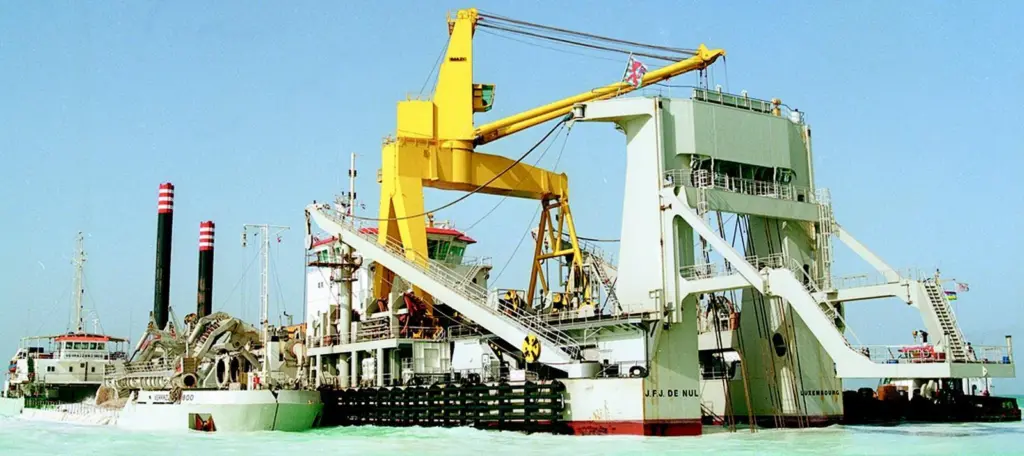 Jan de Nuls large cutter suction dredger J F J de Nul will be employed on the Langeled project in the North Sea.