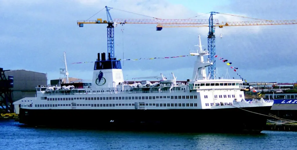 Africa Mercy is currently undergoing conversion works at A&P Tyne.