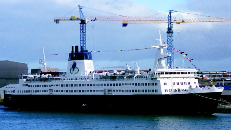 Africa Mercy is currently undergoing conversion works at A&P Tyne.
