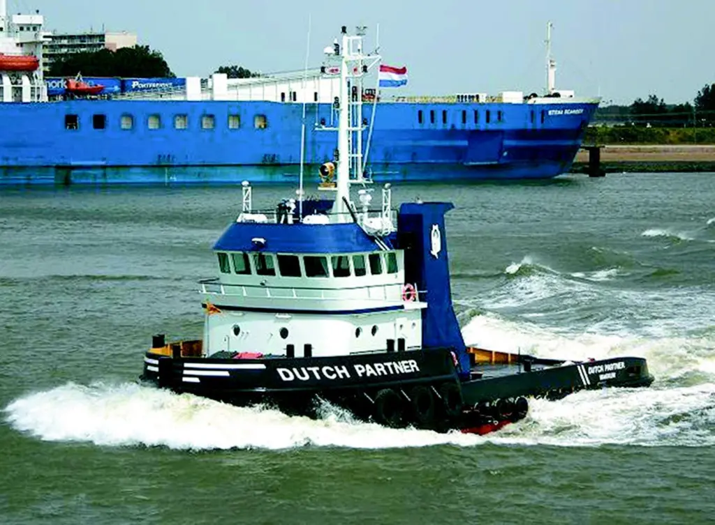 Dutch Partner is the latest in a series of shallow draft tugs from the Kooiman Shipyard at Zwijndrecht.