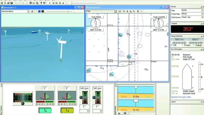 BMT will be using a broad range of marine traffic simulation tools as part of the offshore wind farm navigation risk study.