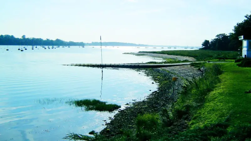 Wolverstone Marina, down stream, Orwell is among the locations having its sea defences inspected.
