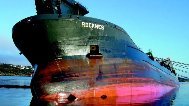SMIT Salvage successfully parbuckled the capsized fallpipe vessel Rocknes in Norway this summer.