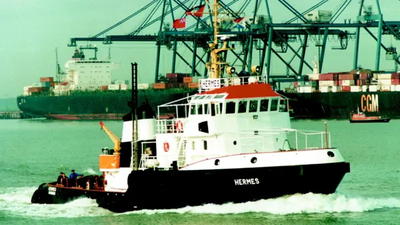 The German tractor tug Hermes has gone to new owners in Denmark.