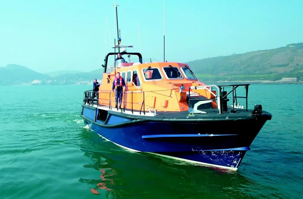 Radamec has developed the new BridgeMaster digital bridge control package for the RNLIs new Tamar class rescue boat. The boat in this picture is a prototype.