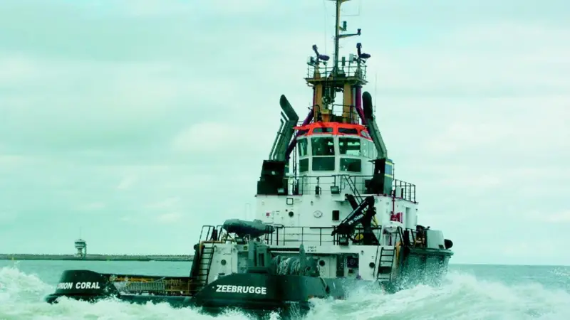 The new tugs are well equipped for shiphandling duties in the exposed Schelde estuary.