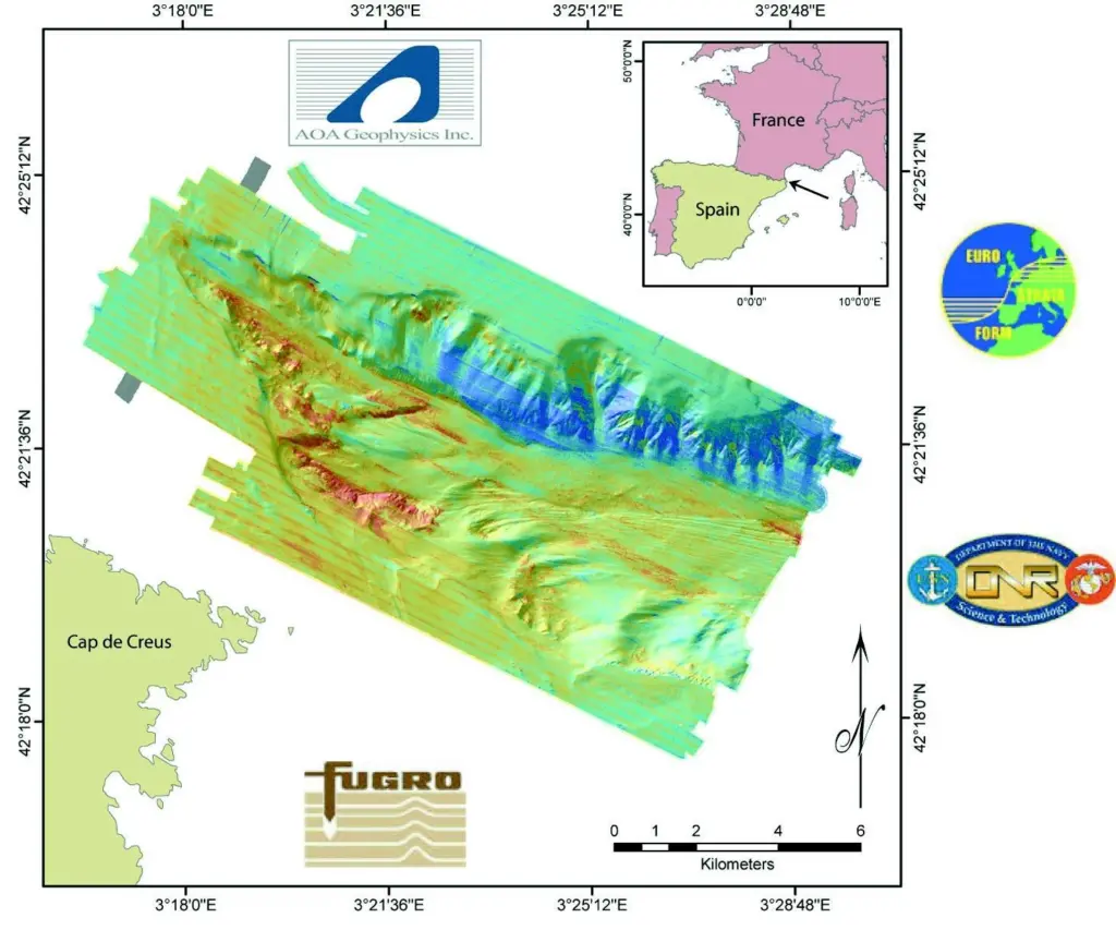 The Cap de Creus data are being used to plan the acquisition of additional geophysical data, cores and oceanographic information.
