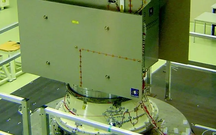 AGalileo satellite under build.