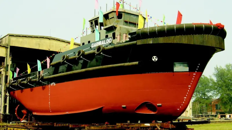 The new Garibaldo will be registered in Britain and operated in the Mediterranean.
