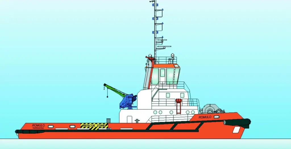Romulo will have Steerprop propulsion units.