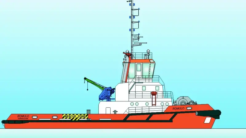 Romulo will have Steerprop propulsion units.