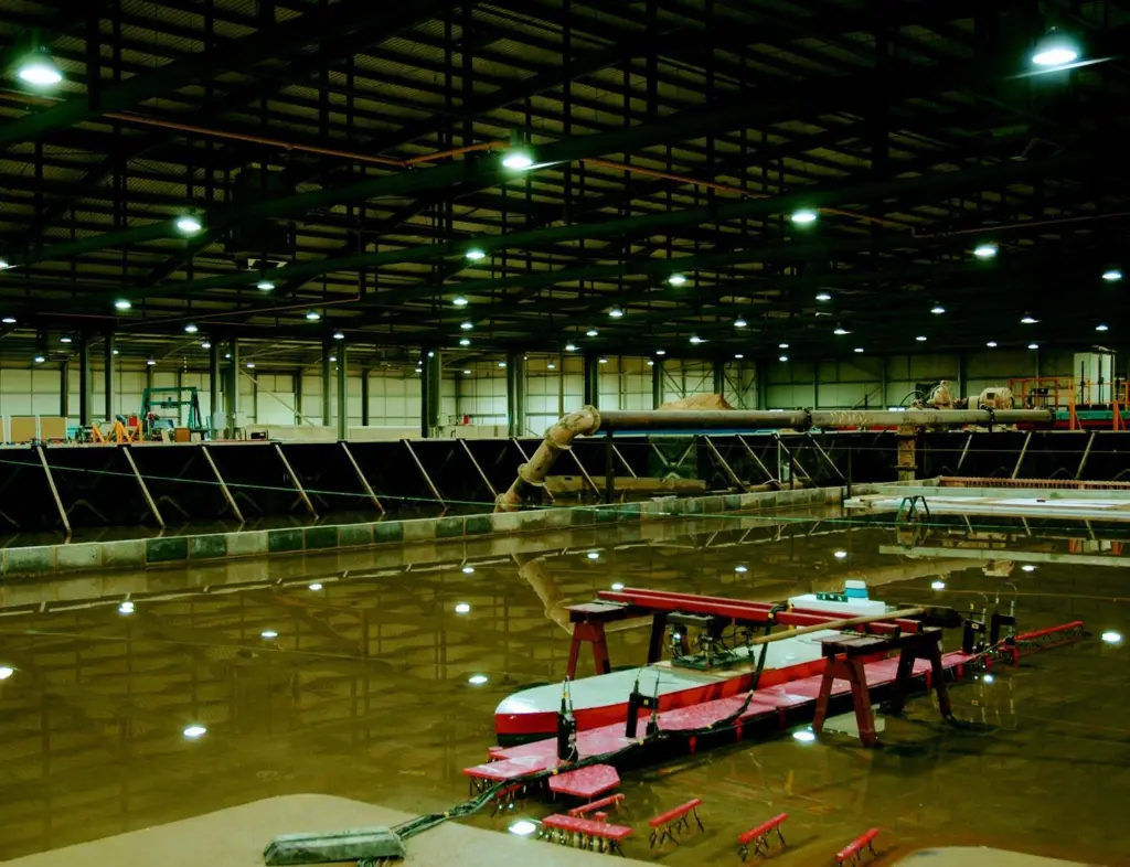 HR Wallingfords new hydraulic modelling facility is due to be opened shortly.