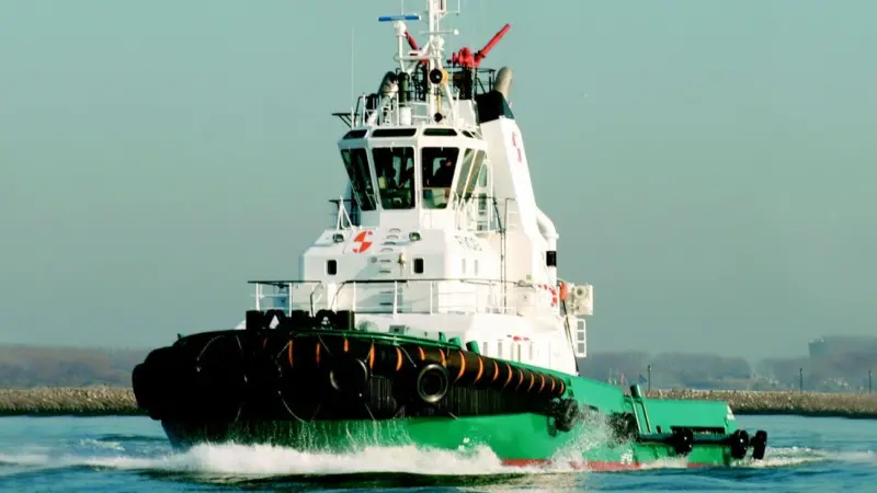 The new fire fighting tugs for the new BP Thames fleet will be built to the Damen ASD 3211 design.
