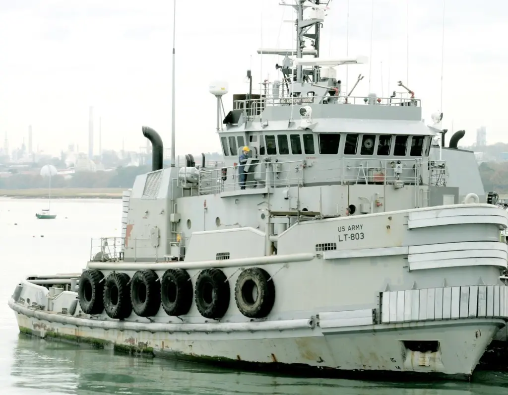 Major General Anthony Wayne was the first tug to be upgraded by the US Army at Hythe.