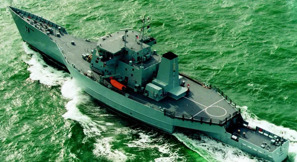 The research vessel Triton is to take on a new life as a hydrographic survey vessel.