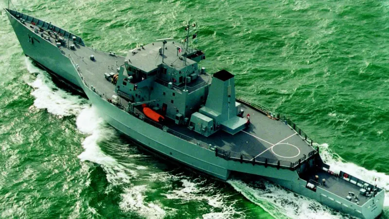 The research vessel Triton is to take on a new life as a hydrographic survey vessel.