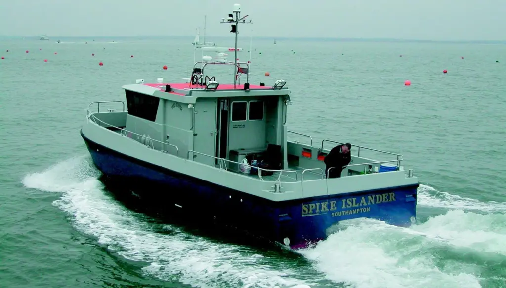 Spike Islander will be on the floating pontoon at Seawork 2005.