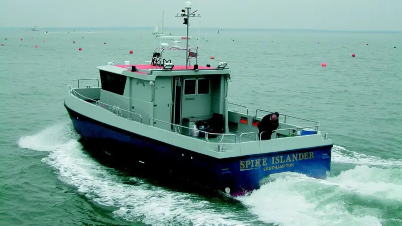 Spike Islander will be on the floating pontoon at Seawork 2005.