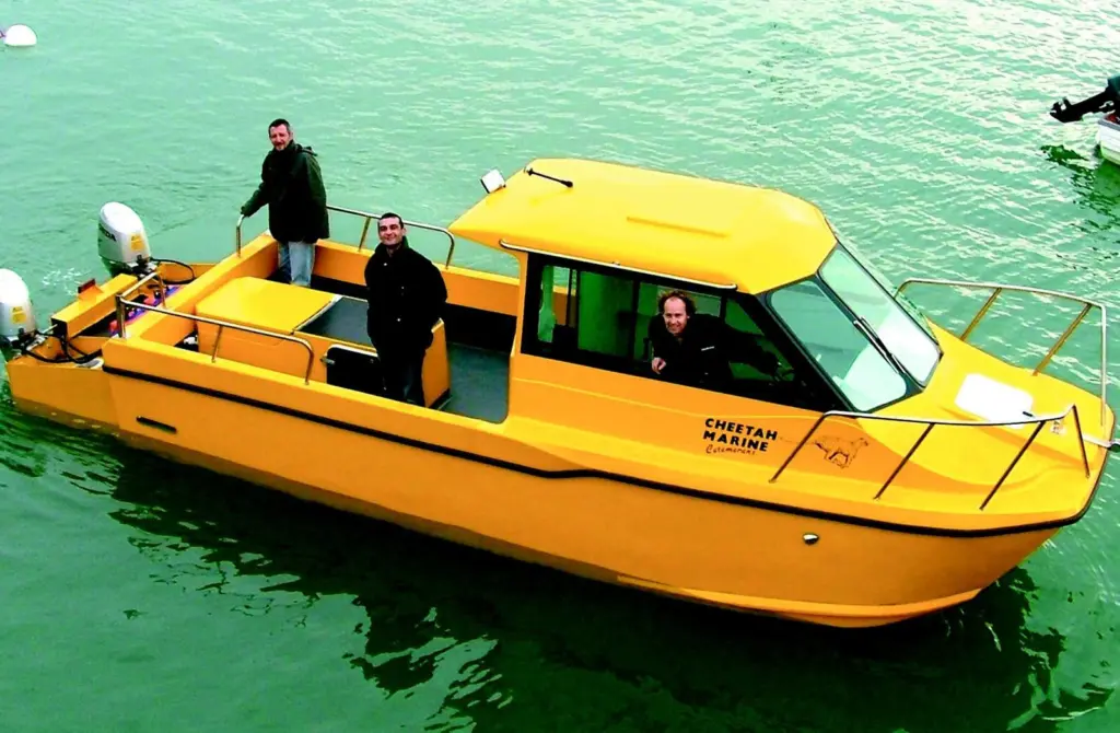 Cheetah Marine designer Sean Strevens takes the helm of GAIA, the companys first ever Survey Cheetah sold to an owner in Italy.