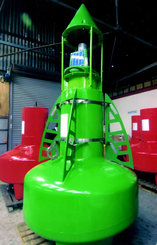 Tideland Signal is now manufacturing its new SB-98P shallow water buoy in the UK.