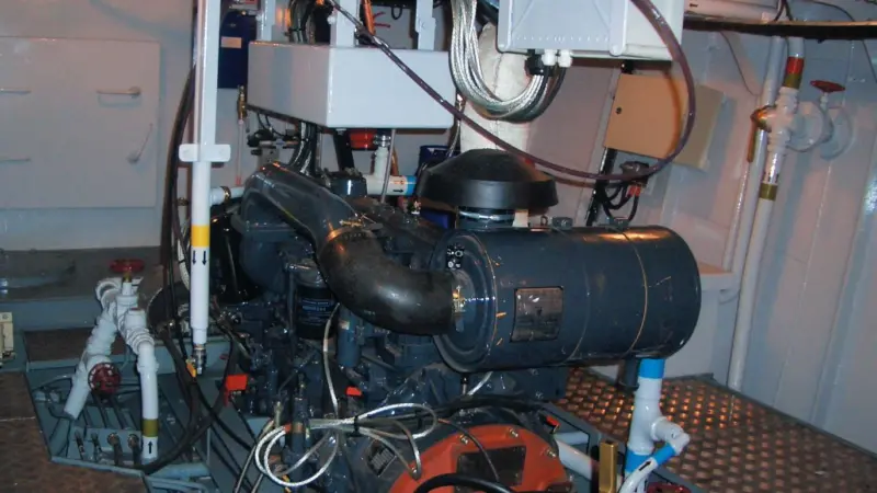 Macduff Diesels Ltd supplied the Mitsubishi 6D16 main engine.