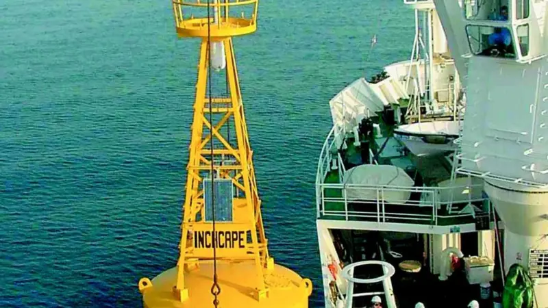 The new Inchscape buoy was laid recently in excellent weather conditions.