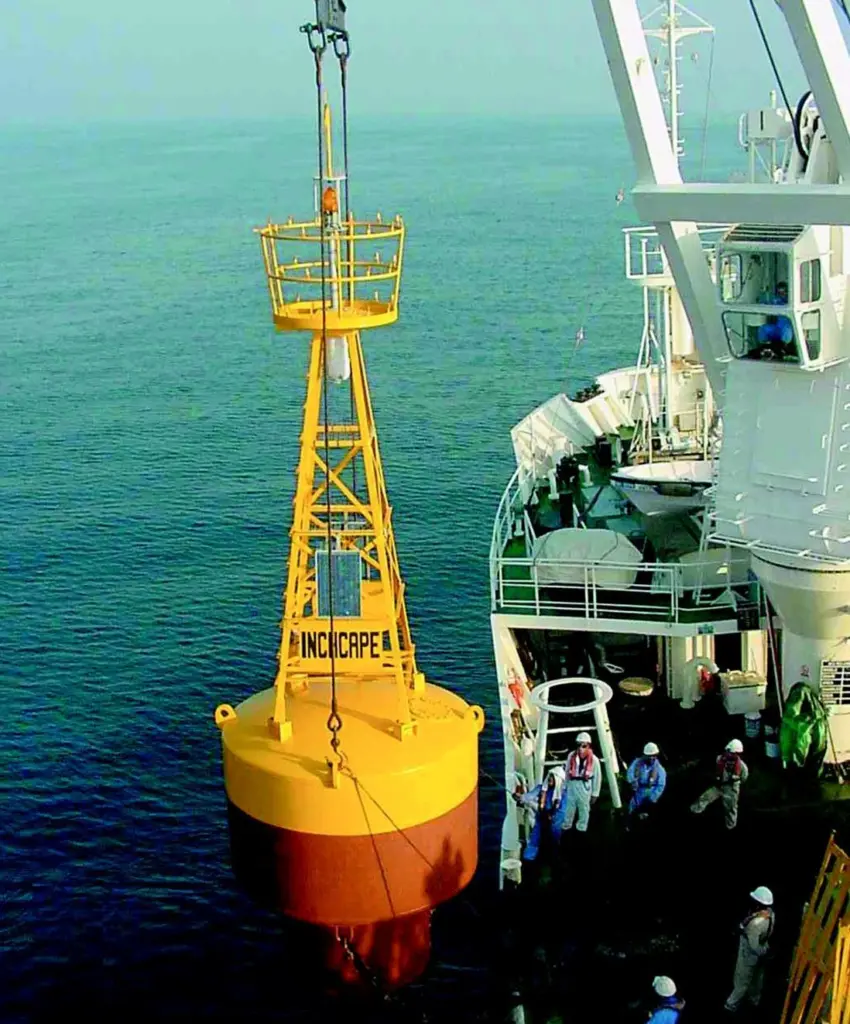 The new Inchscape buoy was laid recently in excellent weather conditions.