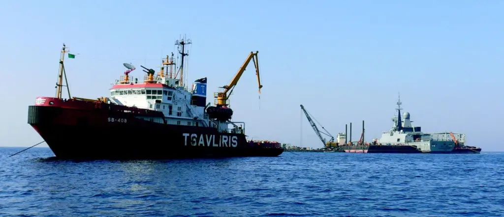 Tsavliris vessels deployed for the removal of Saudi Arabian frigate Makkah 814 from a reef in the Red Sea.