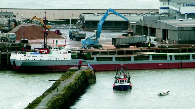 Folkstone Harbour.