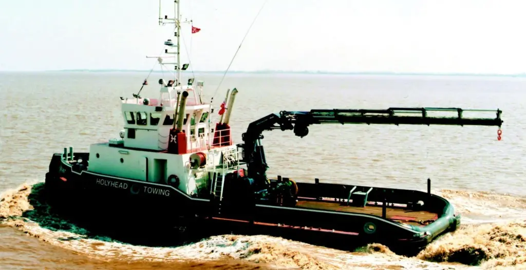 Afon Braint is the latest new tug delivered to Holyhead Towing by Hepworth Shipyard.