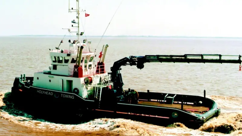 Afon Braint is the latest new tug delivered to Holyhead Towing by Hepworth Shipyard.