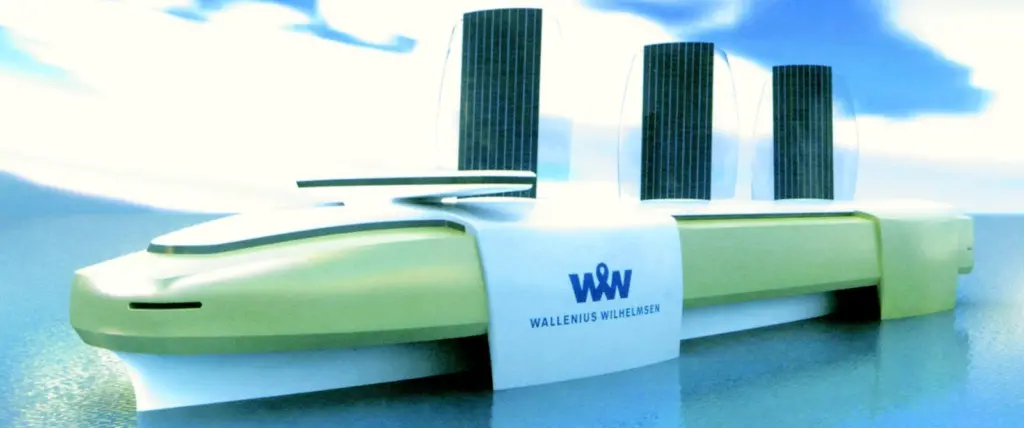 Wallenius Wilhelmsens commitment to marine environmental issues extends to this design concept zero emissions Ro-Ro carrier of the future.