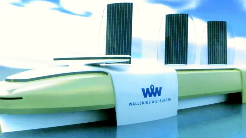 Wallenius Wilhelmsens commitment to marine environmental issues extends to this design concept zero emissions Ro-Ro carrier of the future.