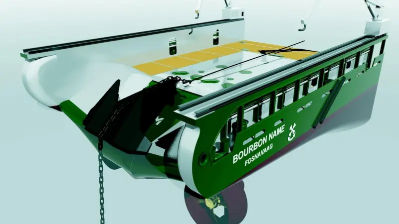 A new form of stern ramp is central to the SAHS concept.
