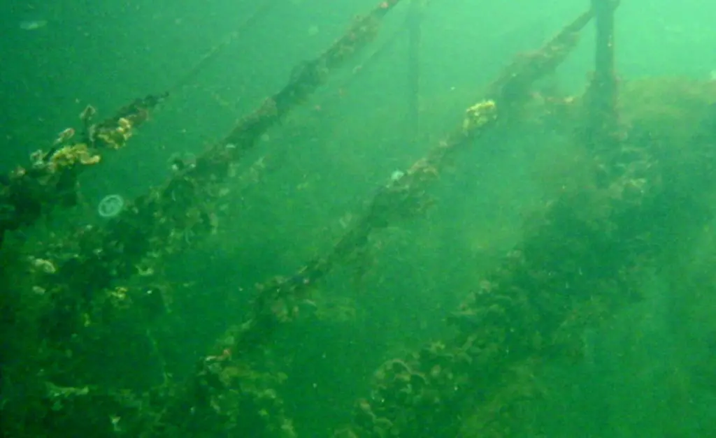This old dry dock gantry is one of many hazards located by Sub-Surface Engineering divers.